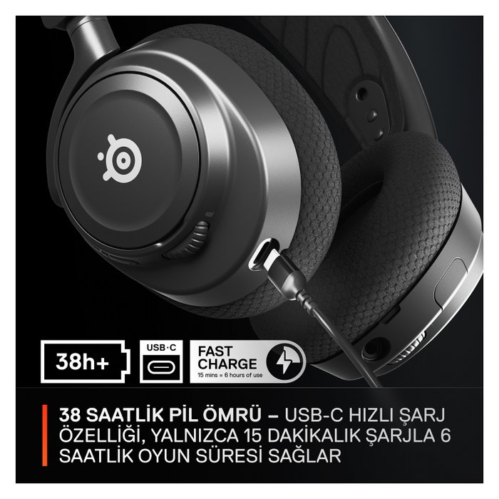 SteelSeries Arctis Nova 7 Wireless Negro SteelSeries Arctis Nova 7 Wireless Negro
