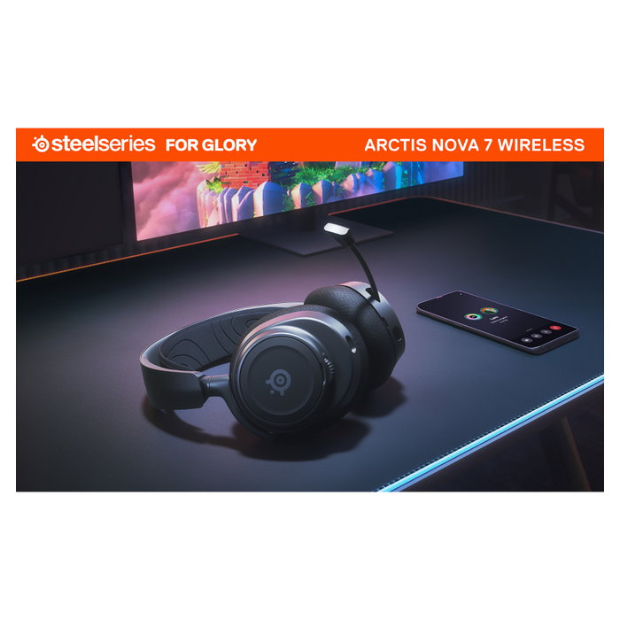 SteelSeries Arctis Nova 7 Wireless Negro SteelSeries Arctis Nova 7 Wireless Negro