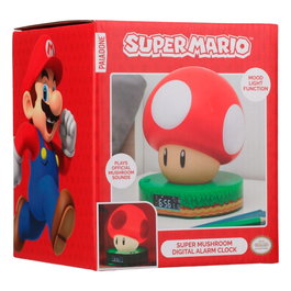 Paladone Reloj despertador con luz Super Mushroom Super Mario