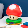 PALADONE Reloj Despertador Mushroom Super Mario Bros - PVC, 11.2x12x12 cm