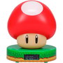 PALADONE Reloj Despertador Mushroom Super Mario Bros - PVC, 11.2x12x12 cm