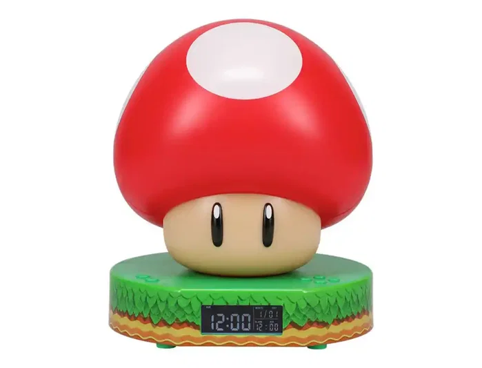 Paladone Reloj despertador con luz Super Mushroom Super Mario