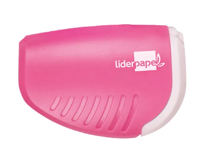 Liderpapel Sacapuntas Plástico de 1 Uso con Depósito, Colores Surtidos