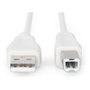 Digitus Cable de Conexión USB Tipo A a B Macho-Macho, 1,8 m, USB 2.0, Beige