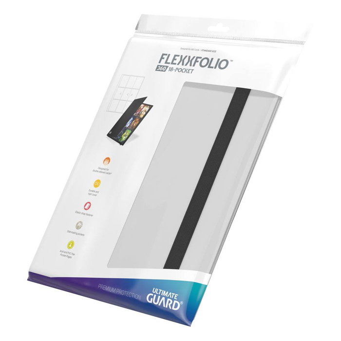 Ultimate Guard Flexxfolio 360 18-Pocket - White Ultimate Guard Flexxfolio 360 18-Pocket - White