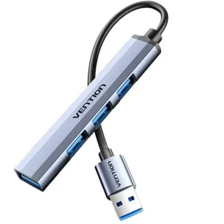 Vention Ckohb Hub USB 3.0 con 4 Puertos, Expansor de Puertos USB