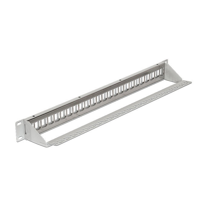 DeLOCK 43302 Patchpanel 24 Puertos Gris