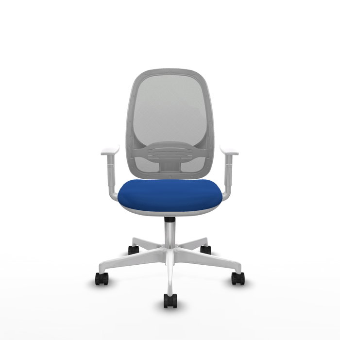 PIQUERAS Y CRESPO Silla de oficina Cilanco Azul y Gris con Mecanismo Sincro PIQUERAS Y CRESPO Silla de oficina Cilanco Azul y Gris con Mecanismo Sincro