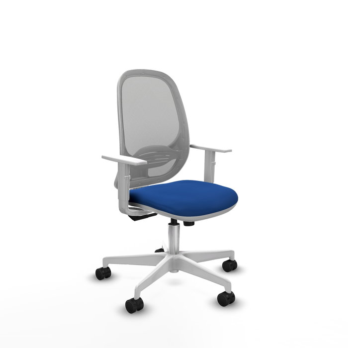 PIQUERAS Y CRESPO Silla de oficina Cilanco Azul y Gris con Mecanismo Sincro PIQUERAS Y CRESPO Silla de oficina Cilanco Azul y Gris con Mecanismo Sincro