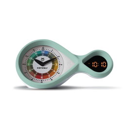 Kidywolf Reloj despertador analógico y digital turquesa
