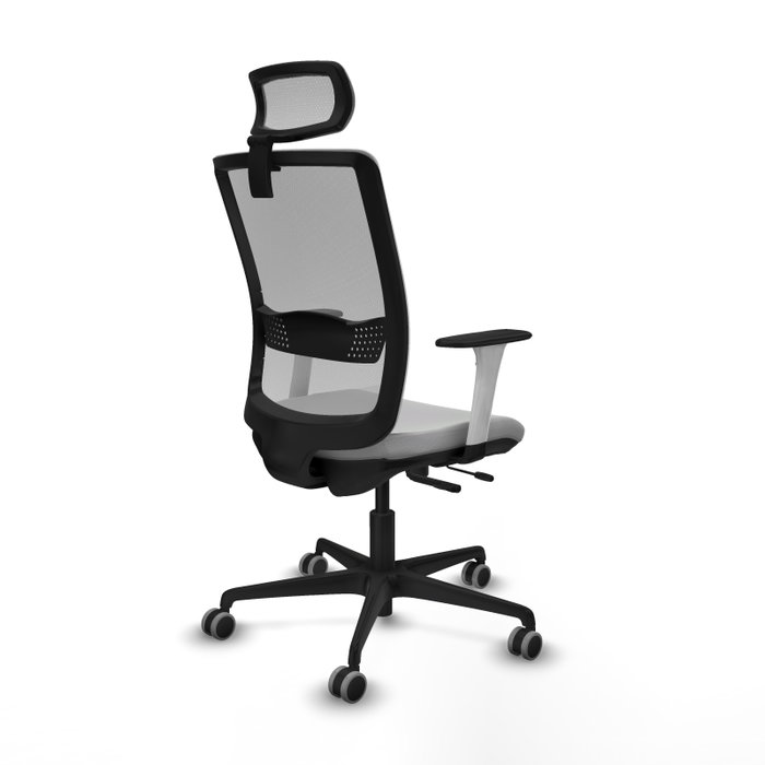 PIQUERAS Y CRESPO Silla de oficina Haches Gris con Mecanismo Sincro/Traslack PIQUERAS Y CRESPO Silla de oficina Haches Gris con Mecanismo Sincro/Traslack