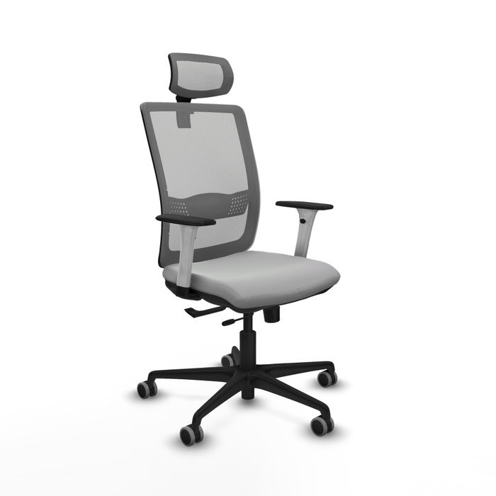 PIQUERAS Y CRESPO Silla de oficina Haches Gris con Mecanismo Sincro/Traslack PIQUERAS Y CRESPO Silla de oficina Haches Gris con Mecanismo Sincro/Traslack
