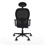PIQUERAS Y CRESPO Silla de oficina Jorquera Sincro/Traslack Lila/Negro