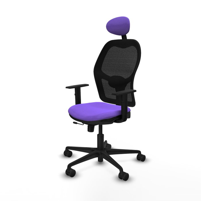 PIQUERAS Y CRESPO Silla de oficina Jorquera Sincro/Traslack Lila/Negro PIQUERAS Y CRESPO Silla de oficina Jorquera Sincro/Traslack Lila/Negro