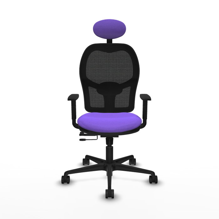 PIQUERAS Y CRESPO Silla de oficina Jorquera Sincro/Traslack Lila/Negro PIQUERAS Y CRESPO Silla de oficina Jorquera Sincro/Traslack Lila/Negro