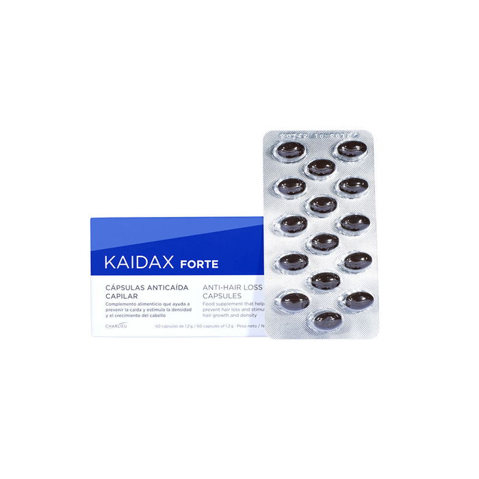 Kaidax FORTE cápsulas anticaída para el cabello - Complemento alimenticio 60 cápsulas Kaidax FORTE cápsulas anticaída para el cabello - Complemento alimenticio 60 cápsulas