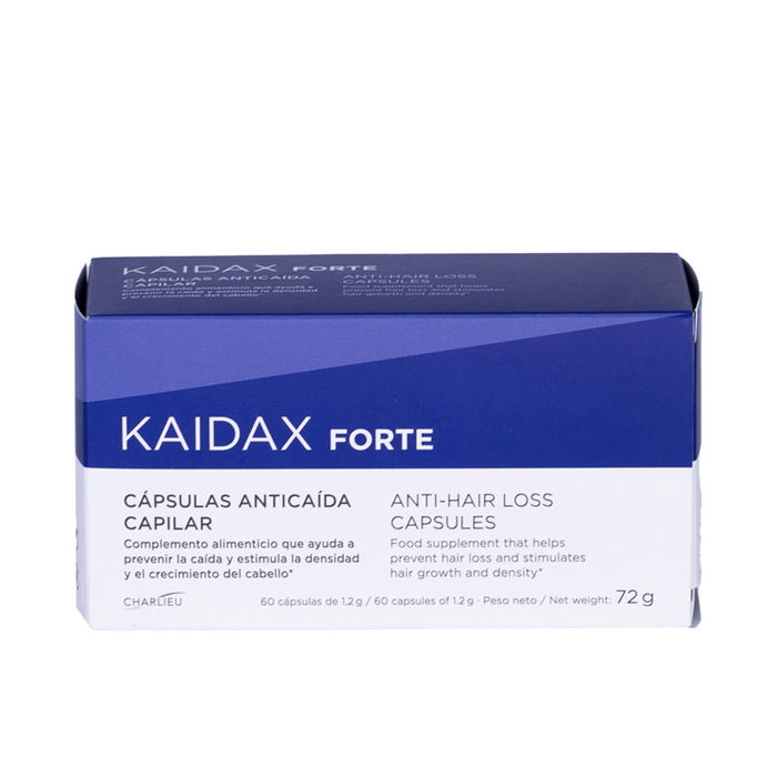 Kaidax FORTE cápsulas anticaída para el cabello - Complemento alimenticio 60 cápsulas Kaidax FORTE cápsulas anticaída para el cabello - Complemento alimenticio 60 cápsulas