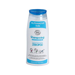 Alphanova Zeropou Champú Antipiojos 200ml - Prevención Piojos Diaria, Fórmula Bio Suave, Certificado ECOCERT, Para Niños y Adultos