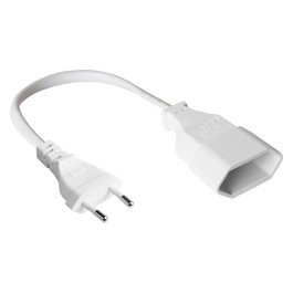 GoodConnections Cable de alimentación Alcasa P0300-W002 blanco 0,2m