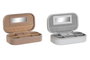 DKD Home Decor Joyero de PU con Espejo Satinado Surtido de 2 Unidades