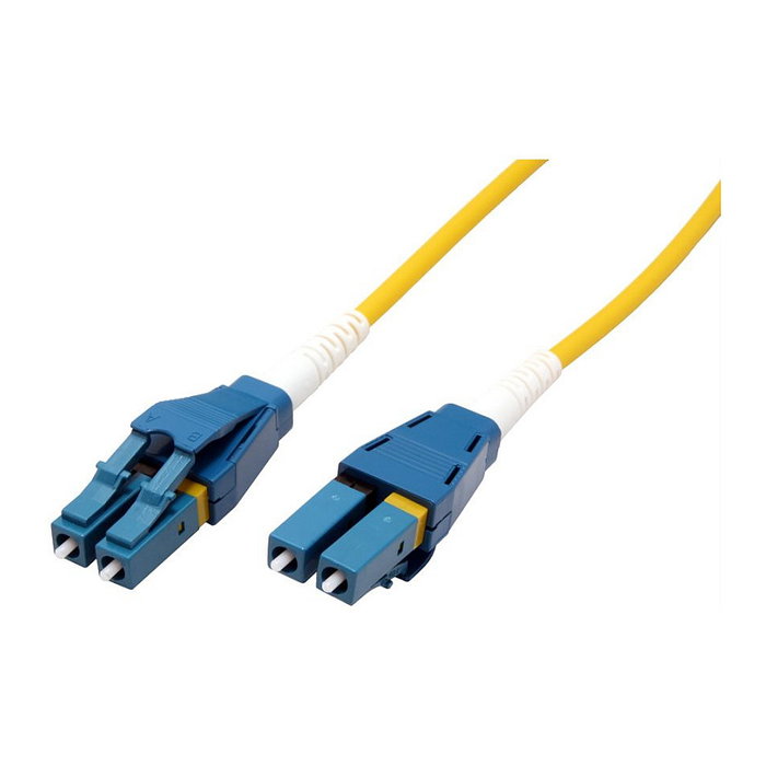 ROLINE Cable de fibra óptica Duplex Single Mode OS2 LC/LC Amarillo, 5 m ROLINE Cable de fibra óptica Duplex Single Mode OS2 LC/LC Amarillo, 5 m