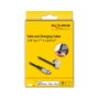 DeLOCK Cable de datos y carga USB Type-C a Lightning 180° 1 m MFi