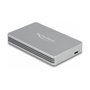 DeLOCK Carcasa USB4™ 40 Gbps para 1 x M.2 NVMe SSD Plata
