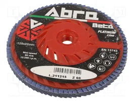 ABRA BETA Disco de lijado panelada de 125 mm, granulación 60, ventilado