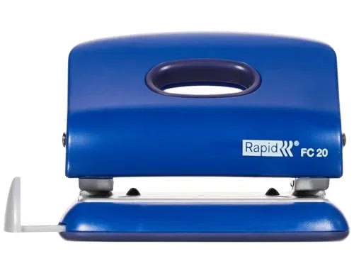 Rapid Taladrador FC20 Azul con capacidad de 20 hojas Rapid Taladrador FC20 Azul con capacidad de 20 hojas