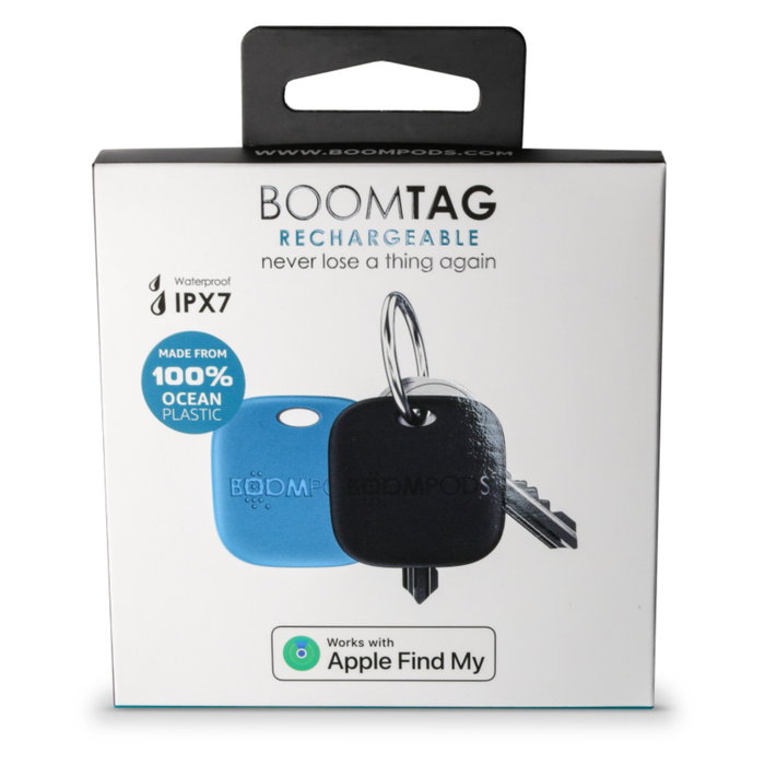 Boompods Boomtag Rechargeable Duo Pack Azul y Negro Boompods Boomtag Rechargeable Duo Pack Azul y Negro