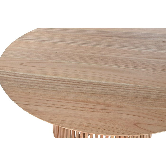 DKD Home Decor Mesa Redonda de Comedor Mindi Natural 150x77 cm DKD Home Decor Mesa Redonda de Comedor Mindi Natural 150x77 cm