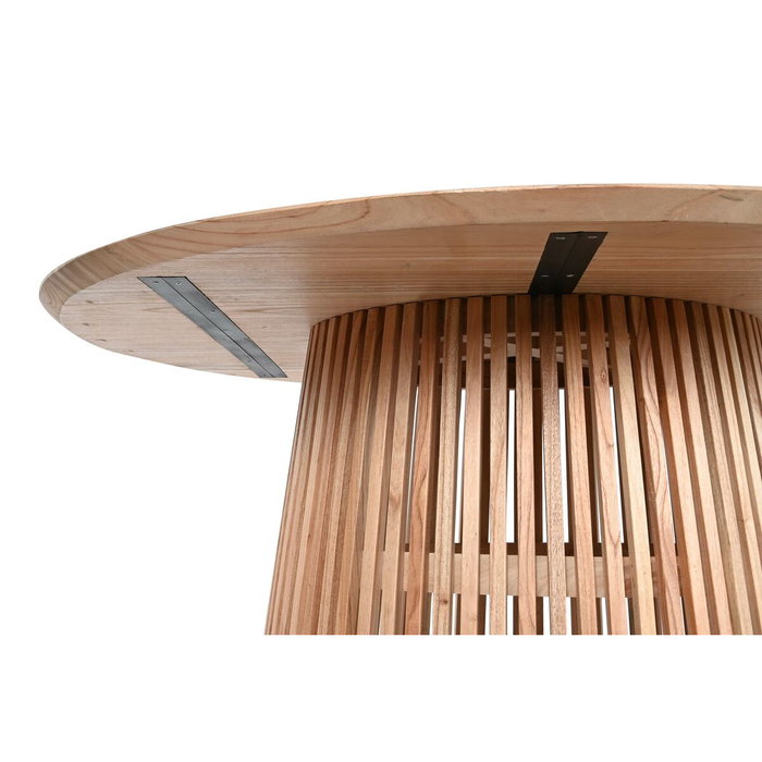 DKD Home Decor Mesa Redonda de Comedor Mindi Natural 150x77 cm DKD Home Decor Mesa Redonda de Comedor Mindi Natural 150x77 cm