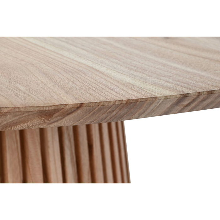 DKD Home Decor Mesa Redonda de Comedor Mindi Natural 150x77 cm DKD Home Decor Mesa Redonda de Comedor Mindi Natural 150x77 cm