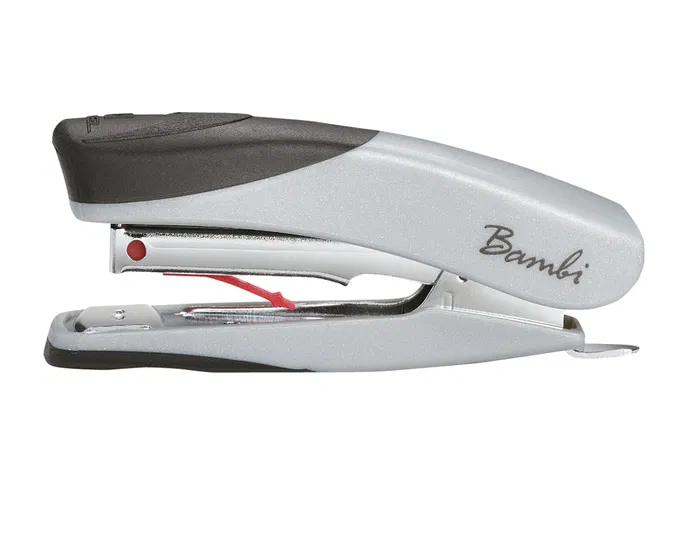 Rexel Bambi Grapadora de Bolsillo, Capacidad 12 Hojas, Grapas Nº 25, Colores Opacos
