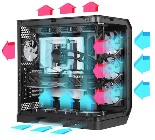 Darkflash DY570 RGB Negro Darkflash DY570 RGB Negro