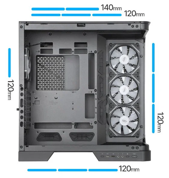Darkflash DY570 RGB Negro Darkflash DY570 RGB Negro