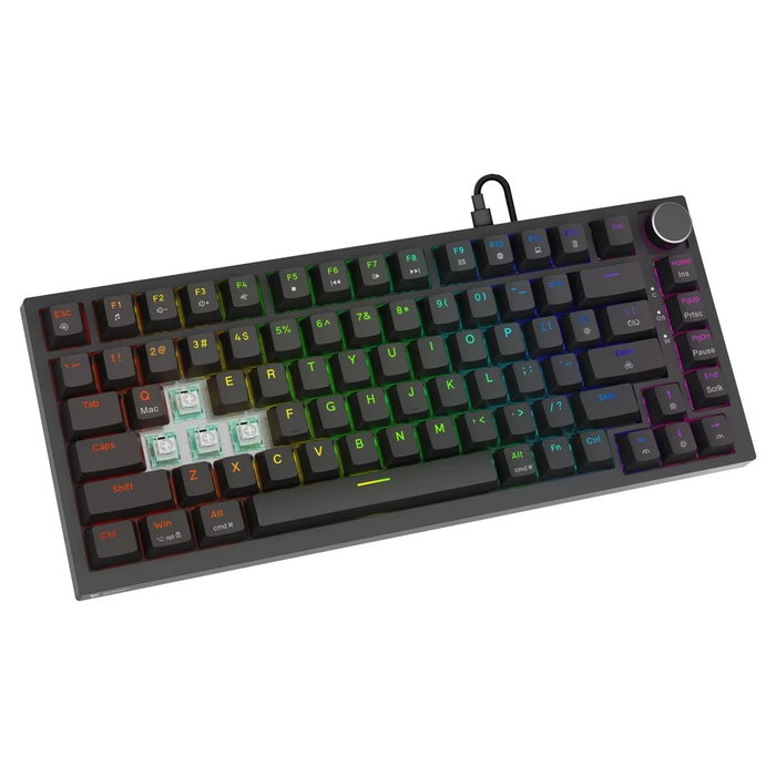 Savio ASTRAL Black Outemu White Jade RGB Teclado Magnético Savio ASTRAL Black Outemu White Jade RGB Teclado Magnético
