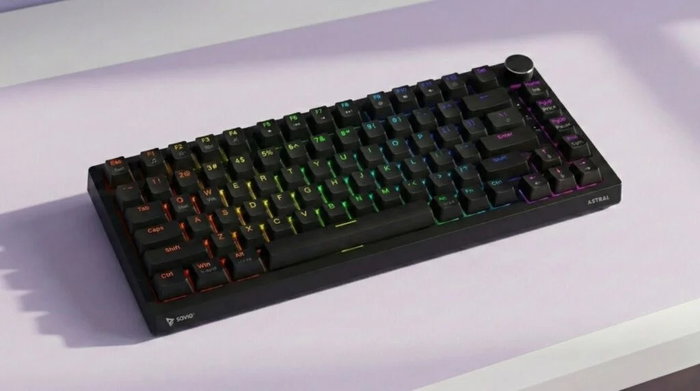 Savio ASTRAL Black Outemu White Jade RGB Teclado Magnético Savio ASTRAL Black Outemu White Jade RGB Teclado Magnético