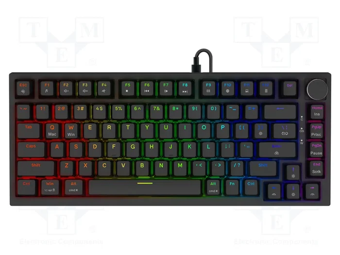Savio ASTRAL Black Outemu White Jade RGB Teclado Magnético Savio ASTRAL Black Outemu White Jade RGB Teclado Magnético