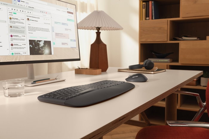 Logitech Signature Comfort Plus MK880 Combo de Teclado y Ratón Inalámbrico Grafito