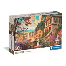Clementoni Compacto Paseo Victoriano 500 piezas