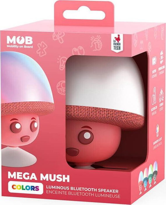 Wondee Mega Mush Red Altavoz Bluetooth
