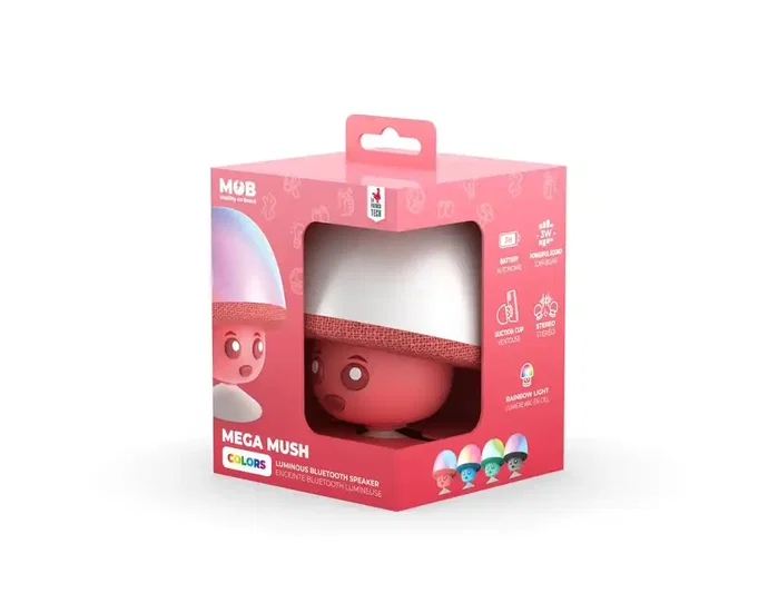 Wondee Mega Mush Red Altavoz Bluetooth
