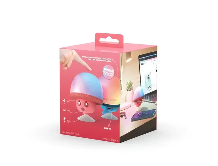 Wondee Mega Mush Red Altavoz Bluetooth
