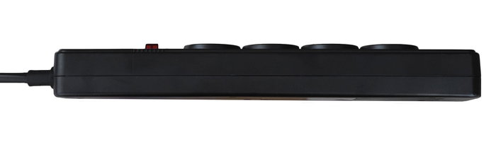 Elbe Regleta RE-002-UN con 4 Tomas AC y 3 USB, 3680W, Cable de 1.8 Metros