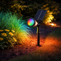 Baliza LED Solar RGB Panel 5,5V/1,1W Batería 3,7V/1200mAh con Control Remoto