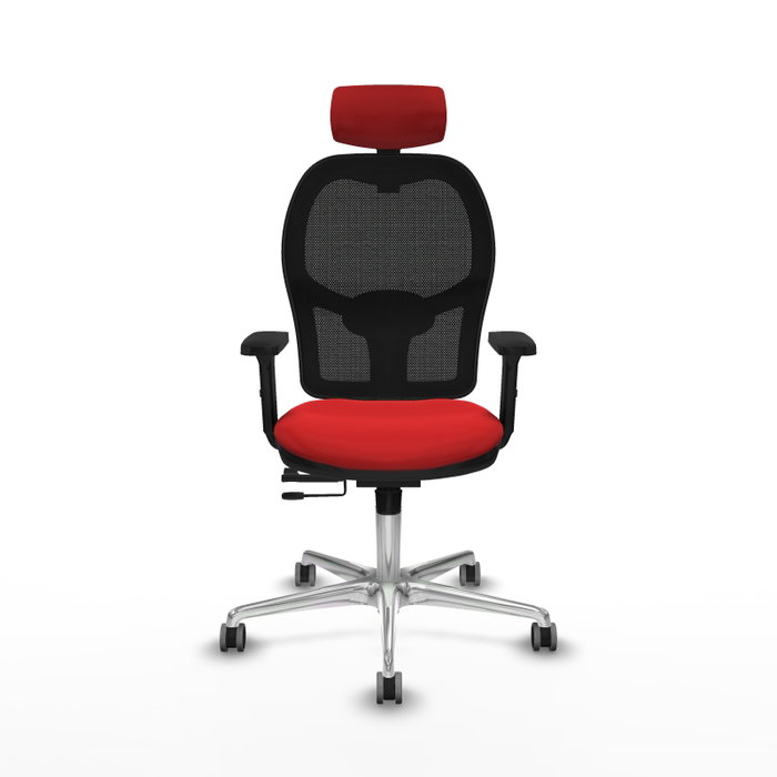 PIQUERAS Y CRESPO Silla de oficina Jorquera Sincro/Traslack Rojo y Negro PIQUERAS Y CRESPO Silla de oficina Jorquera Sincro/Traslack Rojo y Negro