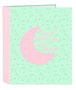 Carpeta de anillas BlackFit8 Moon Verde A4 27 x 33 x 6 cm