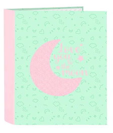 Carpeta de anillas BlackFit8 Moon Verde A4 27 x 33 x 6 cm