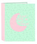 Carpeta de anillas BlackFit8 Moon Verde A4 27 x 33 x 6 cm